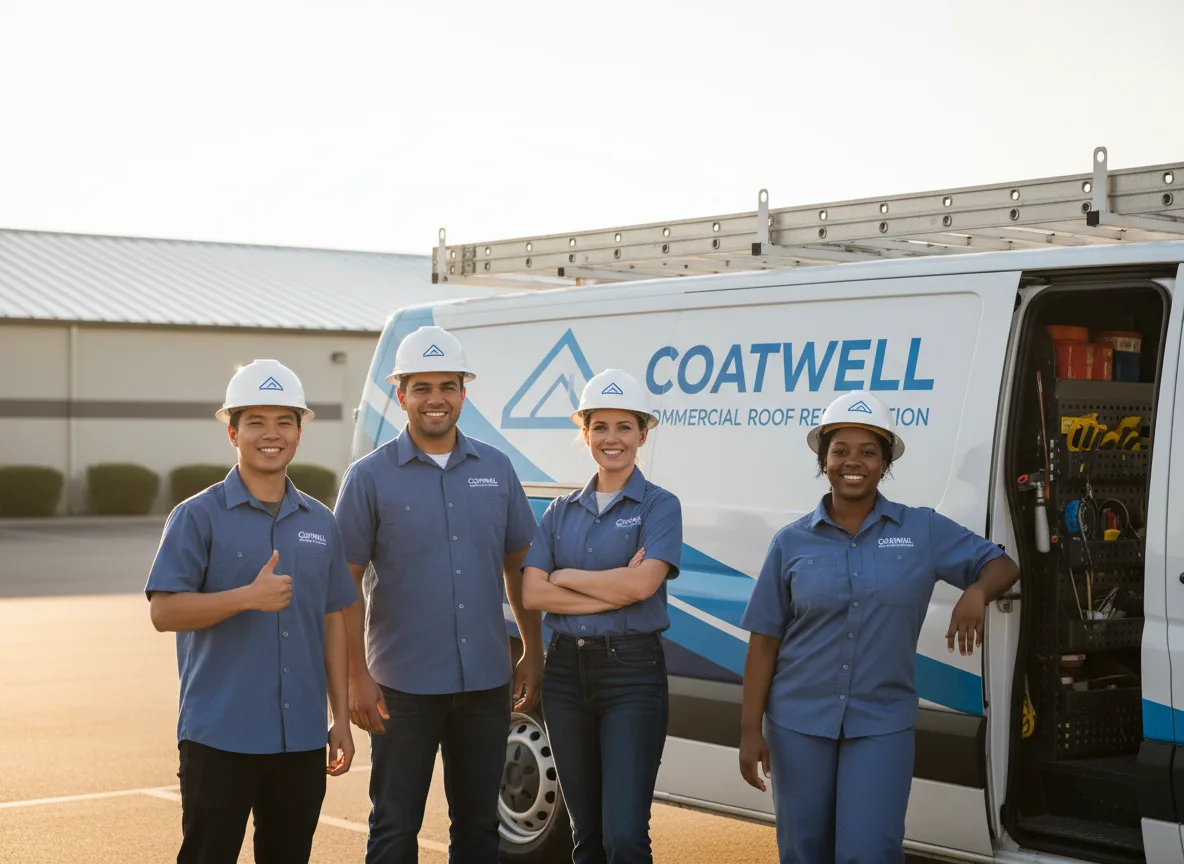Commercial roof coating company in Milesville, SD